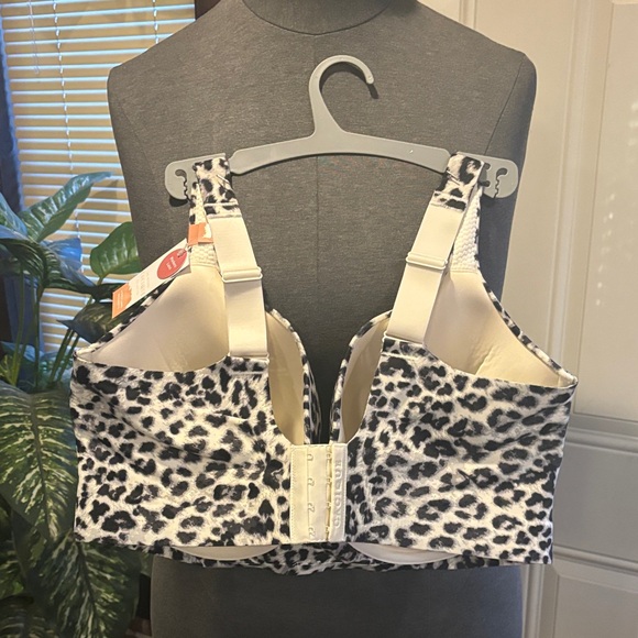 Cacique Black and White Animal Print Bra - Picture 4 of 5